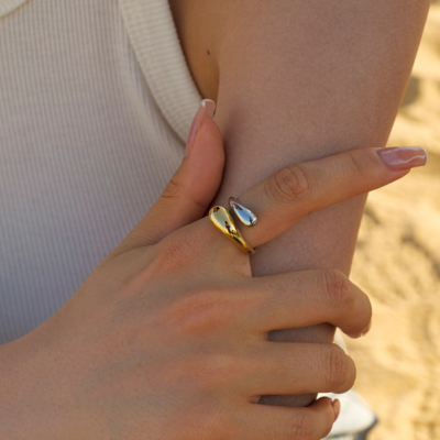 CORA Ring med Justerbar Storlek