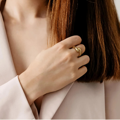 CORA Ring med Justerbar Storlek