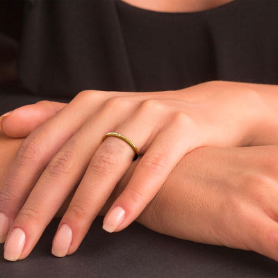 Grå guldring – Elegant gråguldring