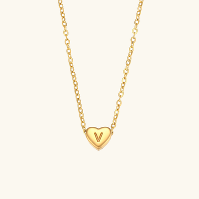 Initial Heart Guldkedja