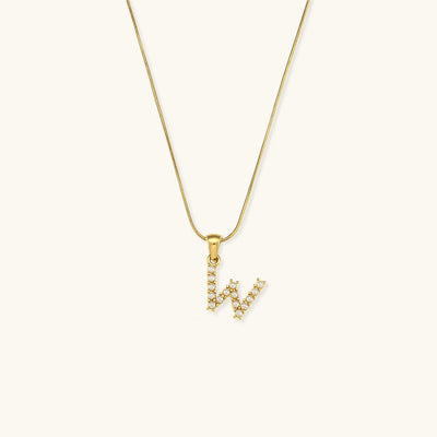 Augustine Pärlhalsband med Initial