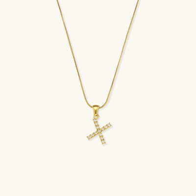 Augustine Pärlhalsband med Initial