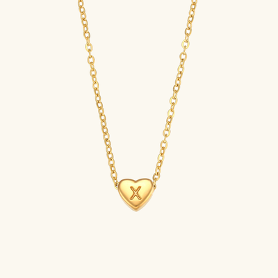 Initial Heart Guldkedja