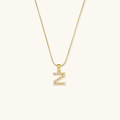 Augustine Pärlhalsband med Initial