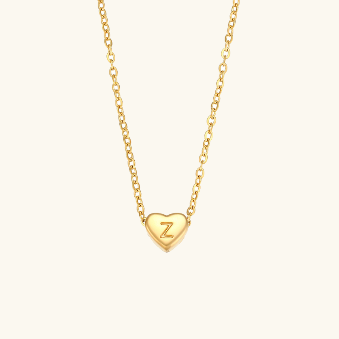 Initial Heart Guldkedja