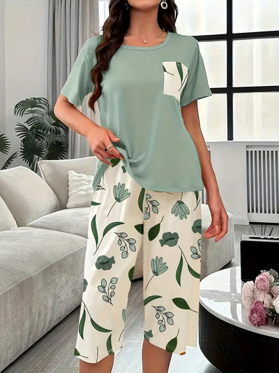 Kinsley™ – Bekväm loungeset med blommigt mönster
