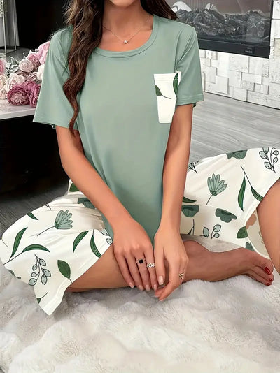 Kinsley™ – Bekväm loungeset med blommigt mönster