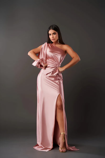 Qina™ - Elegant satinklänning