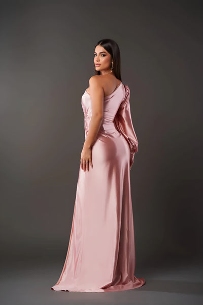 Qina™ - Elegant satinklänning